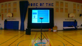 3 Projection Screens and Sound System in School Gym for Inservice