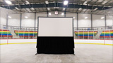 Rear Projection System In-Hockey Arena