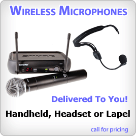 Wireless Microphone Rentals