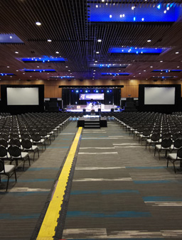 Audio Visual in the RBC Convention Centre - Cable Mats