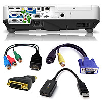 Projector Inputs & Video Adapters
